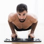 Pack planche de pompes avec bandes de résistance et gilet sauna sport homme XL InnovaGoods