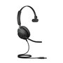 Jabra Evolve2 40 SE Micro-casque mono USB-A certifié UC avec réduction de bruit passive et busylight