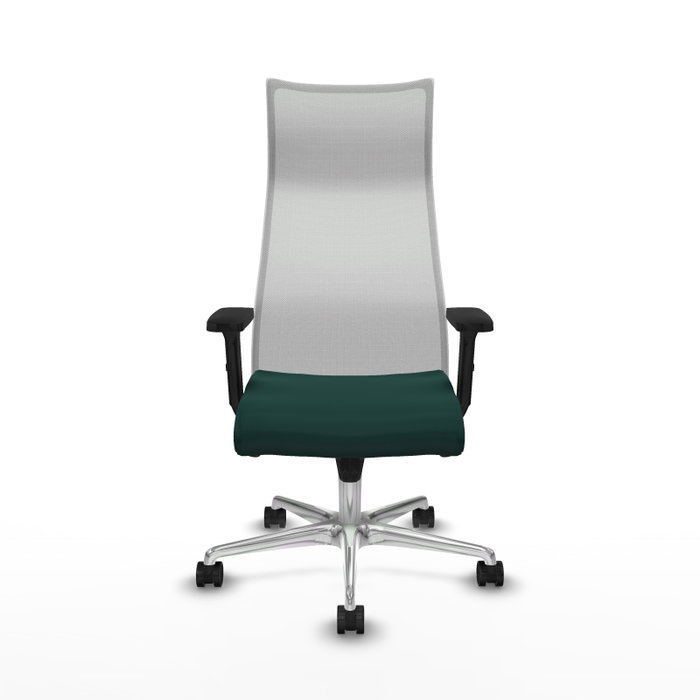 Piqueras y Crespo Fauteuil de Bureau Albacete, Vert Bouteille et Blanc Piqueras y Crespo Fauteuil de Bureau Albacete, Vert Bouteille et Blanc