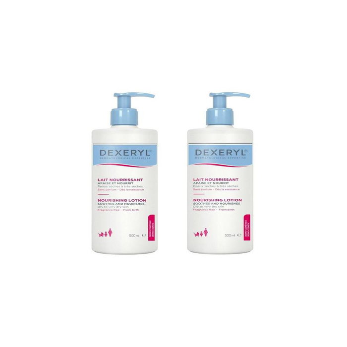 Dexeryl Lotion Nourrissante pack 2 x 500 ml