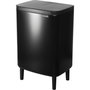 Brabantia BO Trash Bin HI 12 l Noir mat