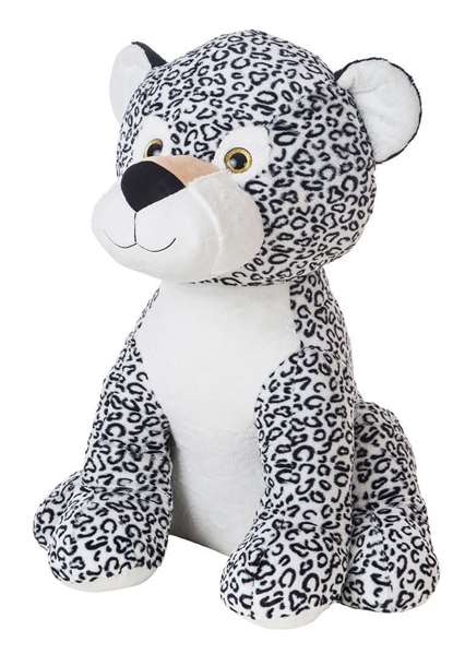 Jouet Peluche Jeni Léopard Gris 80 cm