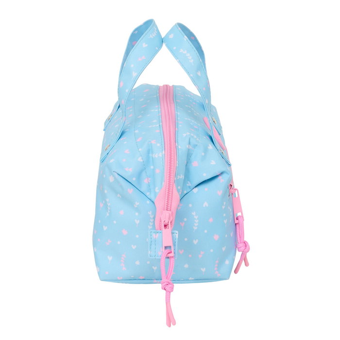 Nécessaire de Voyage BlackFit8 Smile Rose Bleu clair 26.5 x 17.5 x 12.5 cm