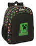 Safta - Sac à dos junior transportable Minecraft, adapté aux chariots, dimensions 32 x 38 x 12 cm, pour enfants à partir de 3 ans