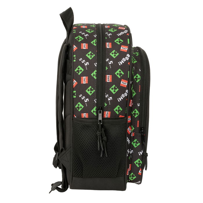 Cartable Minecraft Noir 32 x 38 x 12 cm Cartable Minecraft Noir 32 x 38 x 12 cm