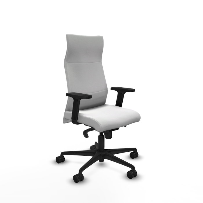 Piqueras Y Crespo Sillón Albacete Blanc avec mécanisme Synchro et accoudoirs 2D Piqueras Y Crespo Sillón Albacete Blanc avec mécanisme Synchro et accoudoirs 2D