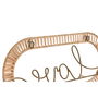 Portemanteau Home ESPRIT Doré Naturel Métal Rotin 40 x 6,4 x 28,6 cm (2 Unités)