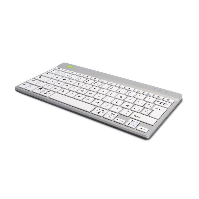 Clavier R-Go RGOCOESWLWH Blanc Espagnol Qwerty Clavier R-Go RGOCOESWLWH Blanc Espagnol Qwerty