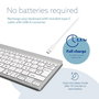 R-Go Tools Clavier ergonomique compact R Go Compact Break avec logiciel de pause, disposition QWERTY espagnole (ES), Bluetooth, blanc