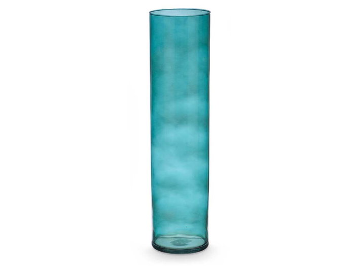 GIFTDECOR Vase cylindrique en verre turquoise 15 cm x 60 cm GIFTDECOR Vase cylindrique en verre turquoise 15 cm x 60 cm