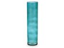 GIFTDECOR Vase cylindrique en verre turquoise 15 cm x 60 cm