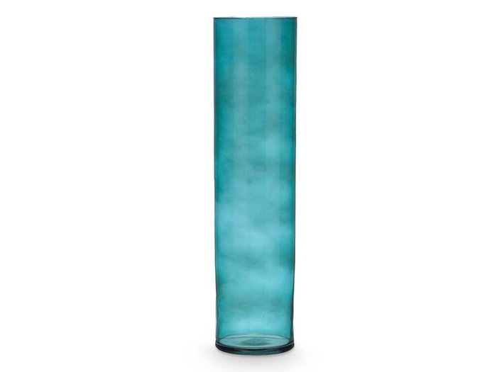 GIFTDECOR Vase cylindrique en verre turquoise 15 cm x 60 cm GIFTDECOR Vase cylindrique en verre turquoise 15 cm x 60 cm