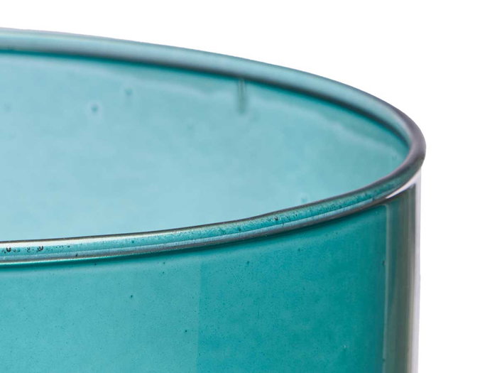 GIFTDECOR Vase cylindrique en verre turquoise 15 cm x 60 cm GIFTDECOR Vase cylindrique en verre turquoise 15 cm x 60 cm
