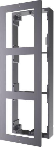 Hikvision Support mural pour station de porte modulaire - Kit de montage de 3 modules pour interphone vidéo Hikvision Support mural pour station de porte modulaire - Kit de montage de 3 modules pour interphone vidéo