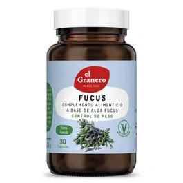 EL GRANERO Fucus 30 gélules Complément alimentaire iode origine algue Fucus vesiculosus Végétalien