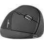 Bluestork ERGO Souris ergonomique sans fil rechargeable Micro USB - Compatible PC/Mac Windows - Noir - DPI réglable 400-1200