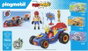Playmobil Funstars Racing Luchador - Set de Figurine avec Kart, Trophée et Écudo