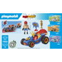 Playmobil Funstars Racing Luchador - Set de Figurine avec Kart, Trophée et Écudo