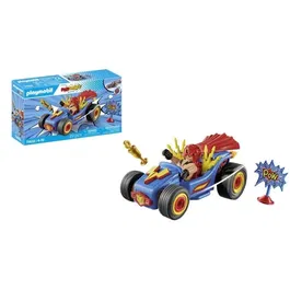 Playmobil 71632 Figurine Catcheur et Kart avec Accessoires - Funstars - 39 Pièces - Jeu de Construction - Dès 4 Ans