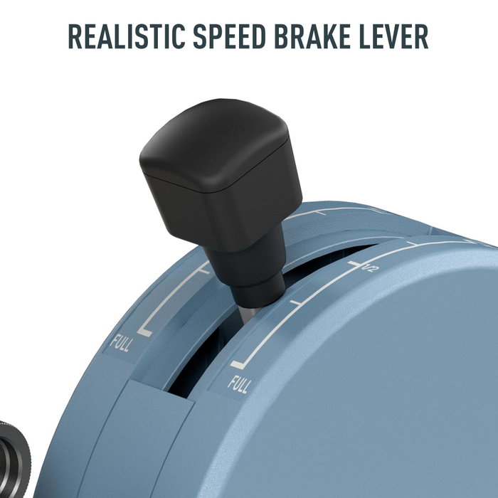 Thrustmaster TCA Quadrant Add-On Airbus Edi - Noir et bleu