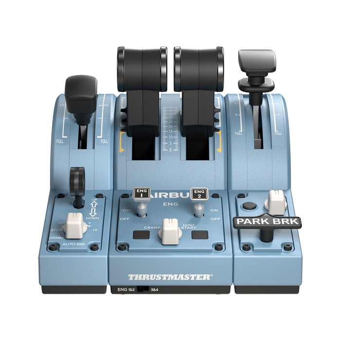 Thrustmaster TCA Quadrant Add-On Airbus Edi - Noir et bleu