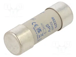 DF ELECTRIC Fusible industriel céramique 40A 1,5kVDC 22x65mm
