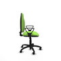 PIQUERAS Y CRESPO Chaise de bureau Algarra, tissu pistache, mécanisme de contact permanent