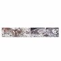 DKD Home Decor Toile Pin Toile 135 x 2,5 x 45 cm