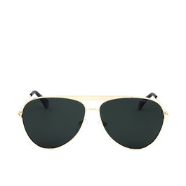 Polaroid 6200/S/X J5G Lunettes de soleil aviateur unisexes en acier inoxydable avec verres polarisés UV400 145 mm