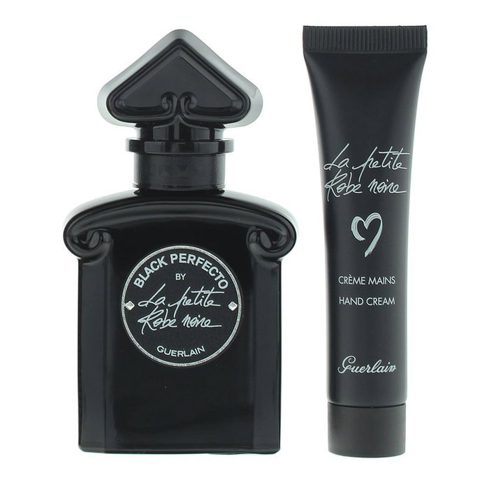 Guerlain Coffret Parfum Black Perfecto By La Petite Robe Noire, Eau de Parfum pour Femme 30 ml + Crème pour les Mains Hydratante 30 ml Guerlain Coffret Parfum Black Perfecto By La Petite Robe Noire, Eau de Parfum pour Femme 30 ml + Crème pour les Mains Hydratante 30 ml