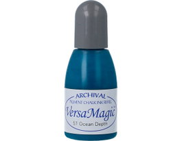 Tsukineko Versamagic Recharge d'encre Profondeur Océanique Effet Craie 20ml