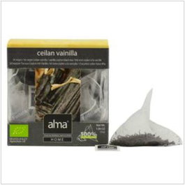 ALMA HOME TE CEILAN VAINILLA infusion 15 pyramides ECO VEGAN