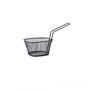 Quid Panier Carré Gastro Black 10x8,5x6 cm Métal Noir