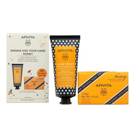 Apivita Crème pour les Mains au Miel et Savon Naturel - Apivita Hand Cream Honey + Natural Soap