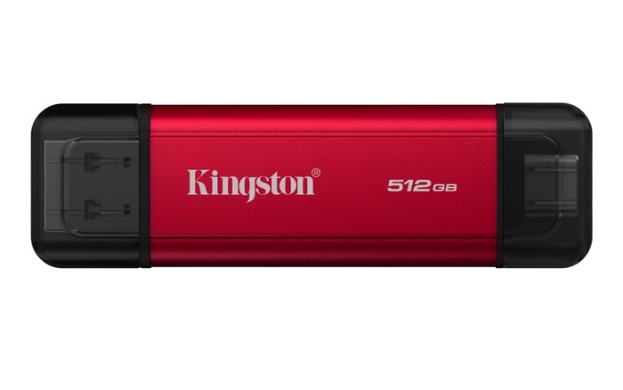 Kingston External SSD Dual Portable 512GB Noir, rouge Kingston External SSD Dual Portable 512GB Noir, rouge