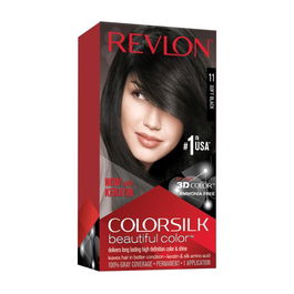 Revlon Colorsilkt Teinture Capillaire Permanente Couleur 11 Noir Doux 130 ml