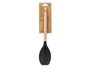 Kinvara Cuillère à soupe noire manche bois silicone 6.5x32x2 cm (Set de 24)