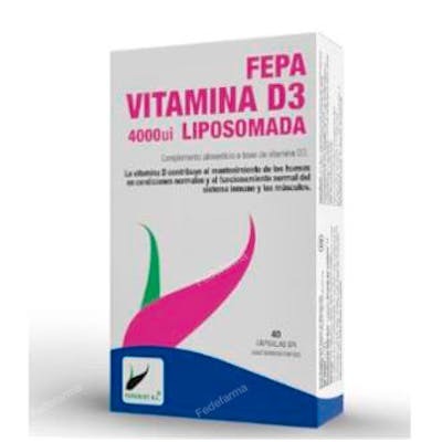 FEPADIET FEPA VITAMINA D3 liposomada 400ui 40 capsules FEPADIET FEPA VITAMINA D3 liposomada 400ui 40 capsules