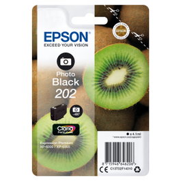 Epson Cartouche d'encre Claria Premium 202 Photo Black C13T02F14010 singlepack noir