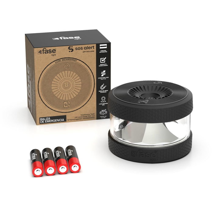 Balise d'urgence V16 connectée DGT 3.0 Fase 112664.V01