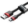Baseus Câble USB vers micro USB Cafule Noir Rouge 2 m