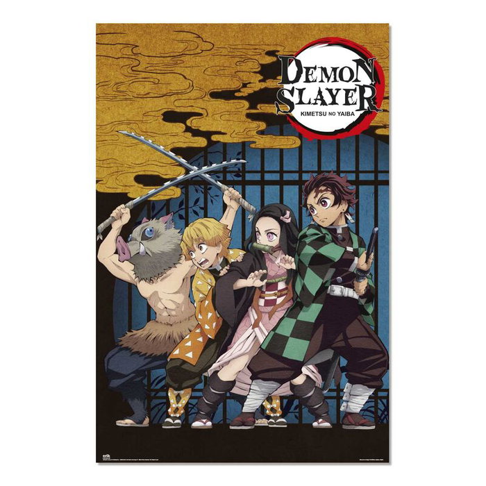 ERIK - Poster Demon Slayer: Kimetsu no Yaiba - La Casa de Los Tambores - 91.5x61 cm - Impression papier brillo 150 g haute qualité ERIK - Poster Demon Slayer: Kimetsu no Yaiba - La Casa de Los Tambores - 91.5x61 cm - Impression papier brillo 150 g haute qualité