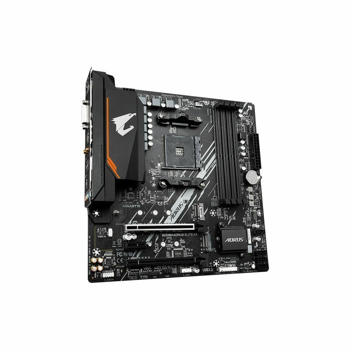 Gigabyte B550M AORUS ELITE AX Carte mère Socket AM4 AMD Ryzen DDR4 Wi-Fi 6E