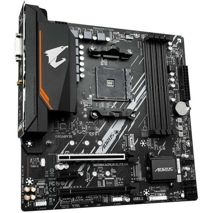 Gigabyte B550M AORUS ELITE AX Carte mère Socket AM4 AMD Ryzen DDR4 Wi-Fi 6E