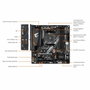 Gigabyte B550M AORUS ELITE AX Carte mère Socket AM4 AMD Ryzen DDR4 Wi-Fi 6E