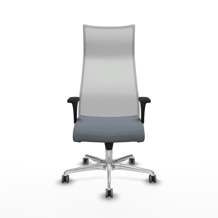 Piqueras y Crespo Chaise de Bureau Albacete Gris et Blanc