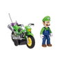 Jakks Pacific Véhicule avec Figure Amovible Super Mario Galaxy - Jouet en PVC - Modèles Surtidis (17x15x10 cm)