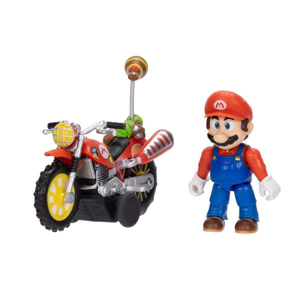 Jakks Pacific Véhicule avec Figure Amovible Super Mario Galaxy - Jouet en PVC - Modèles Surtidis (17x15x10 cm)