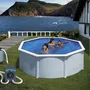 Gre Pompe à Chaleur pour Piscine 2,5 kW - Jusqu'à 20 m³, COP 5W, Raccords 32/38mm, Silencieuse