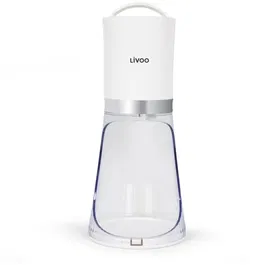 Livoo DOM462 Appareil à glace pilée automatique, capacité 150 mL, 2 tailles (fine/gros), réservoir et lame en acier inoxydable